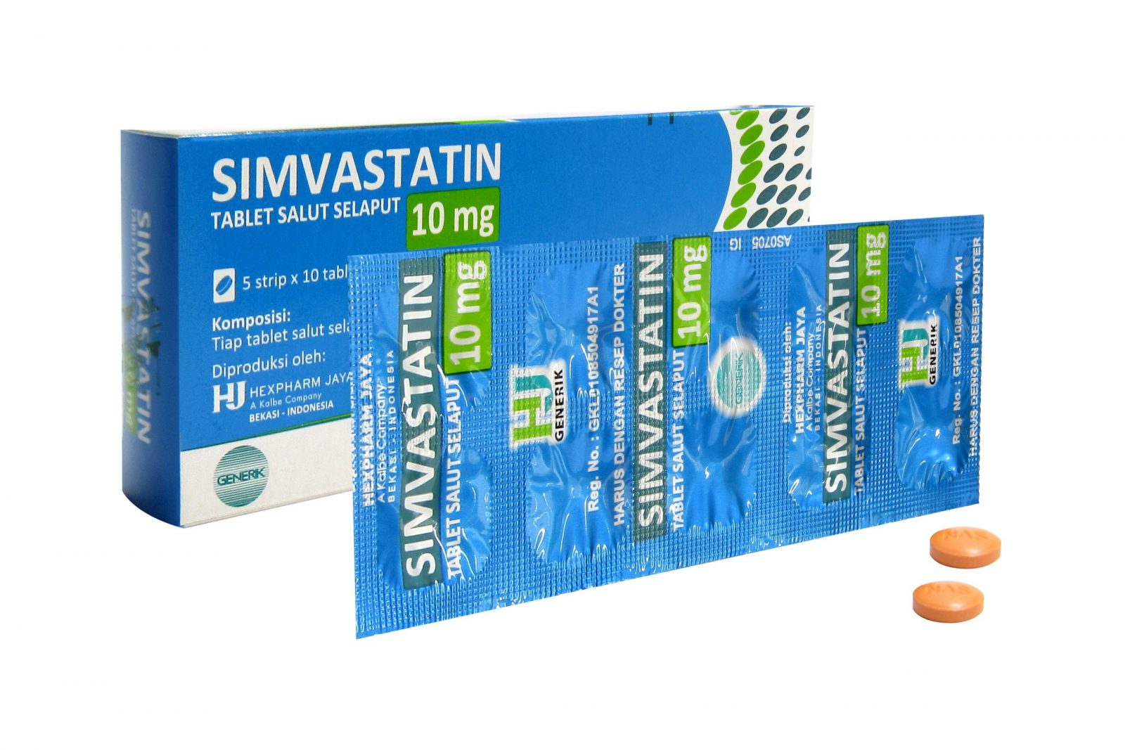 Simvastatin 10mg - 50 TAB